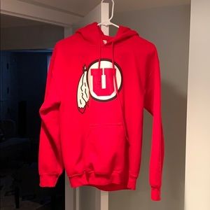 University of Utah Hooded Sweatshirt Unisex Small